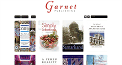 Desktop Screenshot of garnetpublishing.co.uk