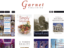 Tablet Screenshot of garnetpublishing.co.uk